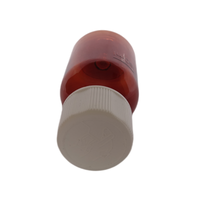 Bouteille médicinale liquide oral en plastique PET 60ML pour liquide oral avec bouchon à vis bouchon de mesure conception de bouteille en plastique de haute qualité