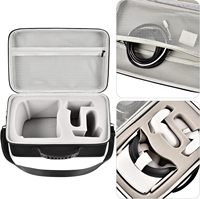Étui personnalisé avec fermeture éclair, étui rigide portable en EVA pour lunettes VR, sac de rangement antichoc, design exclusif
