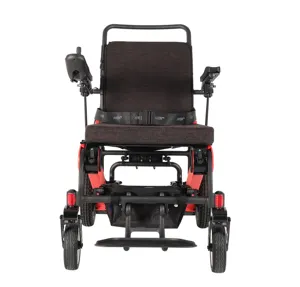 Электрическая инвалидная коляска с широким сиденьем DC03 из углеродного волокна, мощные инвалидные коляски JBH, бренд