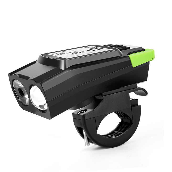 3-in-1-Fahrradlicht Fahrradcomputer Fahrradhupe Licht Fahrrad-Frontlicht mit Hupe