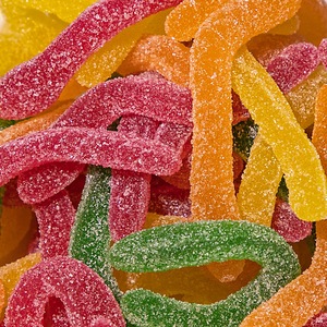 ขายส่งฉลากส่วนตัวที่กําหนดเองรสเปรี้ยวหวานรูปหนอนของขนมเยลลี่เหนียว - Product Image 6