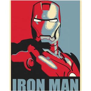 Pintura por números DIY Dropshipping <span class=keywords><strong>40x50</strong></span> 50x65cm Iron Man <span class=keywords><strong>poster</strong></span> figura lienzo boda decoración arte imagen regalo - Product Image 1