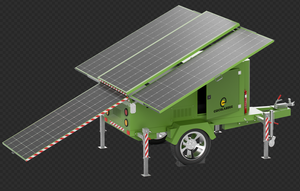 Portable 9m Solar <b>Lighting</b> Tower 360 Degree Rotation Mobile 8*150W <b>LED</b> <b>Lighting</b> Tower with Factory Price - Product Image 6