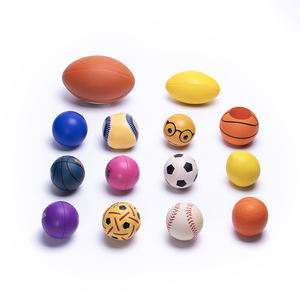 Balle anti-stress de marque imprimée avec logo personnalisé Jouet à main drôle Balle cadeau promotionnelle Balle anti-stress souple en PU en mousse personnalisée - Product Image 6