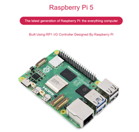 Raspberry Pi 5, options de RAM, processeur BCM2712, CPU quadricœur 64 bits Arm Cortex-A76 2,4 GHz, utilisant le contrôleur E/S RP1