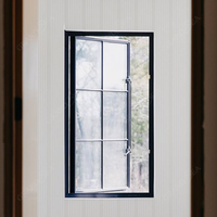 Ventanas Personalizadas de Diseño Francés, Ventanas Exteriores de Vidrio, Rejillas de Vidrio, Ventanas Abatibles