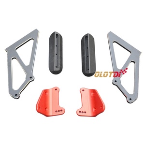 For Honda Civic 11th TYPE-R FL5 Red+ <b>Black</b> Aluminum Alloy Bracket Add Spoiler Rear Trunk Lip <b>Wing</b> 2022-2023 Auto Tuning - Product Image 5