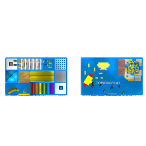 Домашняя/уличная детская Мобильная игровая площадка из мягкого модульного стекловолокна с пластиком для дома и торгового центра, для аренды - Product Image 2