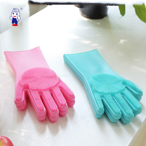 <span class=keywords><strong>Gants</strong></span> de vaisselle réutilisables <span class=keywords><strong>en</strong></span> <span class=keywords><strong>silicone</strong></span> d'épaisseur moyenne <span class=keywords><strong>Gants</strong></span> de nettoyage résistants à la chaleur - Product Image 1