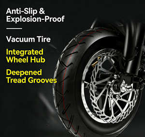 Patinete Eléctrico de Doble Motor con Luces de Seguridad - Plataforma Antideslizante para Conducir de Noche - Product Image 4