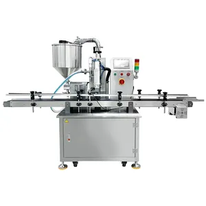 Automatic Single Liquid Filling Machine Vertical Single Head Cosmetic Cream Filling Machine Liquid Paste Sealing Capping Machine - Product Image 2