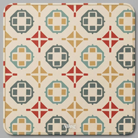 Tapis de table de mahjong américain en néoprène haut de gamme, personnalisé, résistant à l'usure, antidérapant, à motif floral, parfait pour les rassemblements de groupe en intérieur