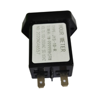 Compteur de compteur horaire JYS-1D-R1 DC12V-40V réductible de synchronisation électrique, compteur d'heures de fonctionnement AC100-250V