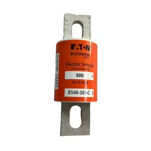 BUSSMANN 500VDC 350A Circuit Protection Fuse Cylindrical Fast Acting Fuse Electric Vehicle Power Fuse