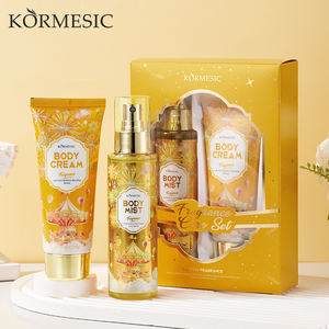 KORMESIC <span class=keywords><strong>Set</strong></span> <span class=keywords><strong>per</strong></span> la Cura del Corpo Certificato Bpom, 125ml+100g, <span class=keywords><strong>per</strong></span> una Pelle Luminosa e Rassodata, Fragranza Carnevale dei Sogni - Product Image 1