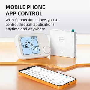 RF433 Tuya スマートワイヤレスサーモスタット WiFi ガスボイラー温度コントローラー 受信機 湿度センサー Alexa、Google、Yandex対応 - Product Image 5