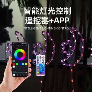 Solar Powered Courtyard Decorative Light Led Cob Mono Si Waterproof Smart Remote Control One To Four Color Changing Floor Lamp - Product Image 3