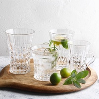 Copas de Vino para Boda, Cristal Transparente, Estilo Retro, Copas para Vino Blanco y Tinto, Copas de Champán con Patrones en Relieve