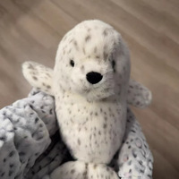 Peluche de témoin de mer tacheté réaliste en gros, jouet en peluche doux et câlin, 15 ans, fabriqué en usine, écologique, certifié CE, cadeau