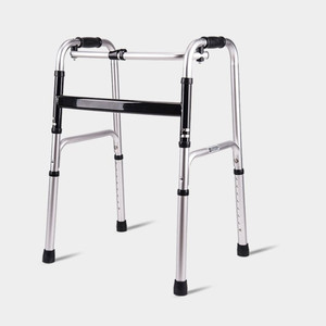 Kaishengyuan <b>Walker</b> Silver Height Adjustable Foldable For <b>Elderly</b> With Non Slip Design 360kg Capacity - Product Image 5