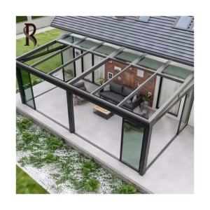 Invernadero de Vidrio Contemporáneo para Exteriores, con Marco de Aluminio y Malla de Acero Inoxidable, Vertical, para Salas de Estar, Casas y Villas - Product Image 3