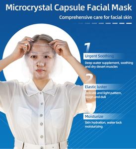 Maschera Facciale in <span class=keywords><strong>Capsule</strong></span> Microcristalline Idratante Sbiancante Illuminante con Ialuronato di Sodio per Pelle Sensibile Maschera Riparatrice Viso - Product Image 5