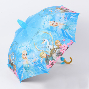 <span class=keywords><strong>DIMANCHE</strong></span> Petit Parapluie Droit en PVC pour Enfant Nouveau Design Dessin Animé Girlx et Garçons avec Couvercle en Plastique Anti-Goutte pour Enfants - Product Image 3