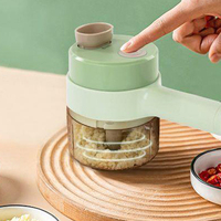 Accessoires de cuisine à prix d'usine, trancheuse à légumes multifonction USB, mini hachoir électrique pour la cuisine