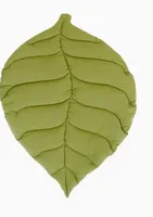 Tapis de couchage pour animaux de compagnie en forme de feuille, résistant aux morsures, pour chien et chat, pliable, coussin de cage pour chaton et chiot
