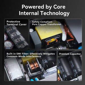 Controlador LED de Voltaje Constante MWEL Serie ST de 60-400W, 220VAC a 12V 24VDC para Iluminación <span class=keywords><strong>Lineal</strong></span> de Tiras y Vitrinas - Product Image 4