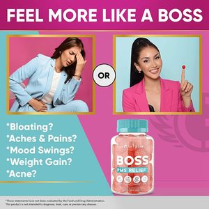 PMS บรรเทา Gummies PMS Gummy วิตามินสำหรับผู้หญิงและวัยรุ่นอาหารเสริม PMS Gummies - Product Image 3