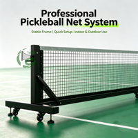 Ensembles complets de pickleball de haute qualité, durables et à prix abordable, poteaux de filet de pickleball en alliage d'aluminium, poteau de pickleball de 3 pieds