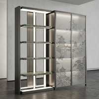 Luxuriöses Messing-Gold Edelstahl Modernes Wandregal Aufbewahrungsregal für Badezimmer Garage Werkzeuge Wohnzimmer Hotel Zuhause