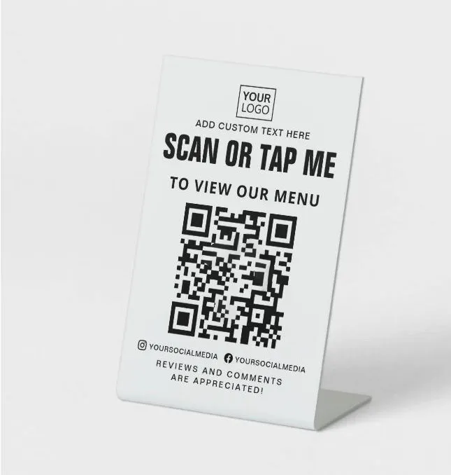 Sunlan 13.56mhz NFC ekran standı QR kodu ve Google incelemesi ile özelleştirilebilir Touchless su geçirmez PVC malzeme RFID arayüzü