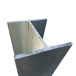 标准尺寸的ASTM a572 50级热轧焊接结构钢h梁的标准尺寸