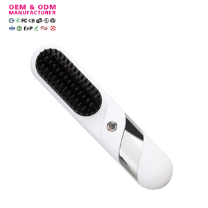 Peigne chauffant personnalisable sans fil rechargeable à ions négatifs, <span class=keywords><strong>lisseur</strong></span> de cheveux électrique, prix de gros pour usage domestique et hôtelier - Product Image 1