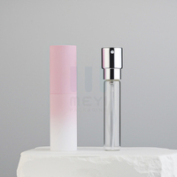 Atomiseur de parfum cylindrique personnalisé de 10 ml, vaporisateur à pompe portable, bouchon magnétique en aluminium, emballage cadeau de voyage