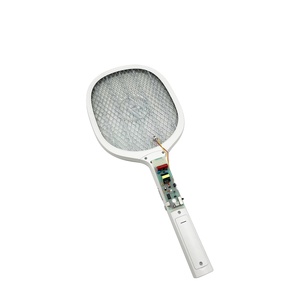 Usb Có Thể Sạc Lại Điện Muỗi Vỉ Đập Bug Zapper Vợt ABS Hình Vuông Trạng Thái Rắn Pin Nguồn Điện - Product Image 1