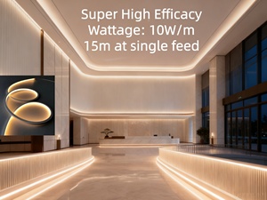 Tira de Luz LED de Neón de Alto Brillo de 10*10 mm, IP67 Resistente al Agua, 24 V, para Exteriores e Interiores, Vestíbulo de Hotel, Bar, Cine, Oficina - Product Image 5