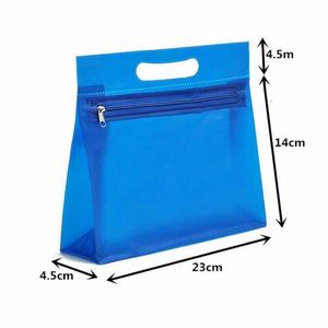 Bolsa de Cosméticos de PVC Reutilizable Ecológica e Impermeable con Bolsa Transparente con Cierre para Organización de Maquillaje de Viaje - Product Image 4