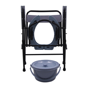 Chaise de toilette en forme de U pliable antidérapante pour personnes âgées et femmes enceintes, usage domestique HJK C899 - Product Image 1