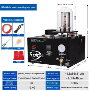 Attrezzatura Tre-in-<span class=keywords><strong>Uno</strong></span> per Fusione a Cera Persa, Macchina per Gioielleria, Fusione di Metalli, Oro e Argento, Stampo per Gioielli, Fusione Sottovuoto - Product Image 6