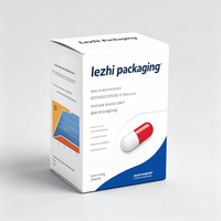 Caja de Cartón Blanca Lisa Personalizada para Productos Pequeños, Caja de Papel para Envasado de Botellas de Medicamentos y Suplementos