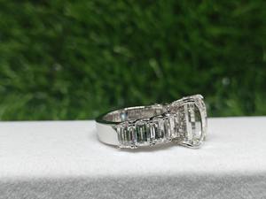 Anillo de Boda de Oro de 14K con Diamante Cultivado en Laboratorio, Corte Brillante, Color D, para Mujer y Pareja, Certificado IGI, Claridad VS2 - Product Image 5