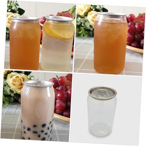 Frasco Transparente de Plástico PET para Alimentos para Mascotas y Encurtidos de 280ml-650ml con Tapa de Rosca - Product Image 2