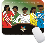 Tapis de souris carré personnalisé Iota Phi Lambda Sorority, base en caoutchouc antidérapante, accessoires informatiques, offre spéciale