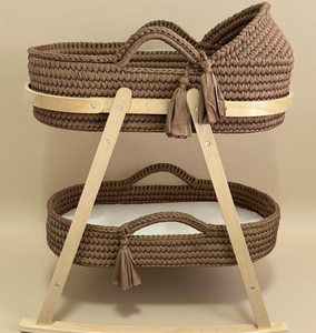 Tùy chỉnh thực hiện hiện đại bông Crochet bé tã thay đổi giỏ với không thấm nước nệm MOSES giỏ phong cách - Product Image 6