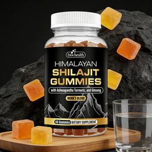 Gomitas <span class=keywords><strong>de</strong></span> Resina <span class=keywords><strong>de</strong></span> Shilajit Puro del Himalaya 3000mg con Ashwagandha, Aceite <span class=keywords><strong>de</strong></span> Semilla Negra, Musgo Marino, Hongo y <span class=keywords><strong>Miel</strong></span> para Aumentar la Libido Masculina - Product Image 1
