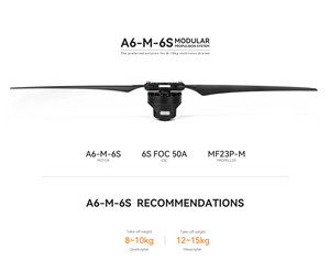 <span class=keywords><strong>Kit</strong></span> moteur de drone coaxial T-MOTOR A6-M 6S Lipo Brushless BLDC, charge utile 5kg 10KG - Product Image 2