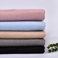 Vente directe d'usine, tissu en daim scuba uni extensible respirant 280 g/m² pour vêtements